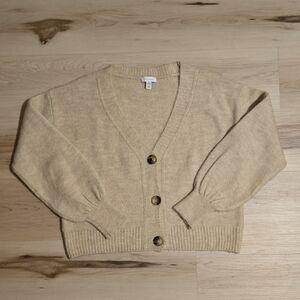 Topshop Cardigan, Cream, Size 8-10